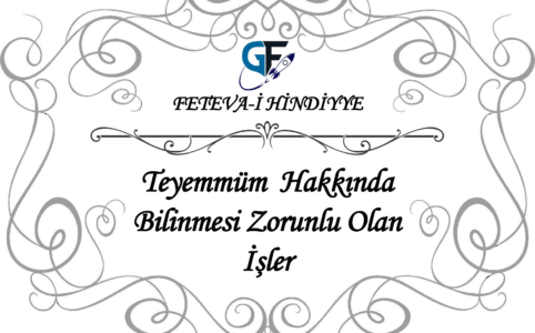 fetava-i hindiyye-teyemmum