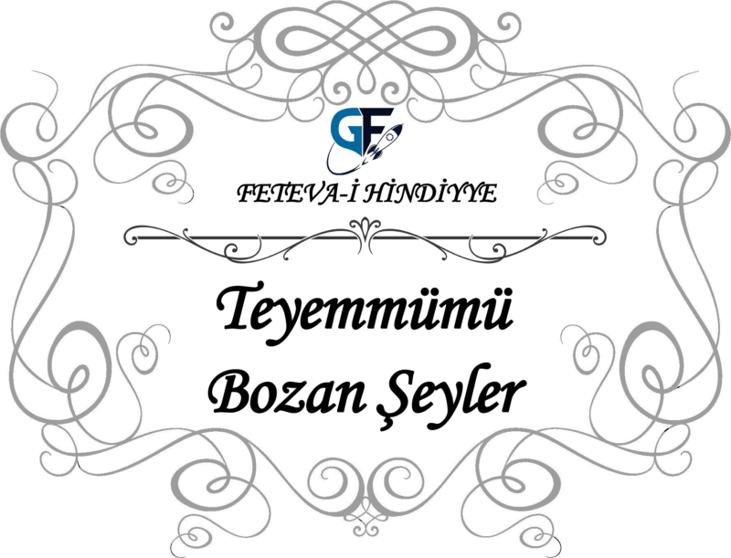 Teyemmümü - Bozan-Şeyler